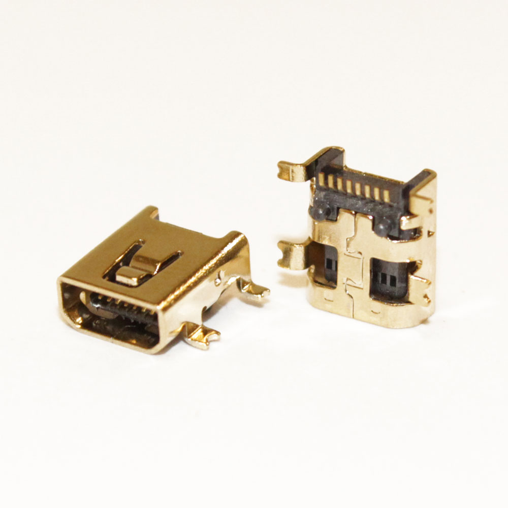 Гнездо micro USB B 8pin на плату